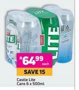 Game Castle Lite Cans-6 x 500ml Each offer