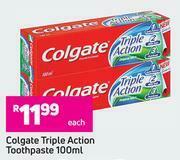 Game Colgate Triple Action Toothpaste-100ml Each offer