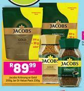 Game Jacobs Kronung Or Gold 200g Jar Or Value Pack 230g-Each offer
