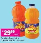Game Brookes Oros Juice Concentrate Assorted-2Ltr Each offer
