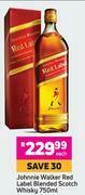 Game Johnnie Walker Red Label Blended Scotch Whisky-750ml Each offer