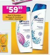 Game Head & Shoulders Shampoo Or Conditioner (Assorted)-400ml Each offer