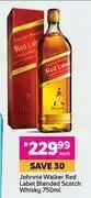 Game Johnnie Walker Red Label Blended Scotch Whisky-750ml Each offer