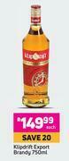 Klipdrift Export Brandy-750ml Each