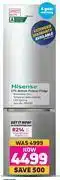 Game Hisense 271Ltr Bottom Freezer Fridge offer