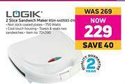 Game Logik 2 Slice Sandwich Maker RSH-440593-018 offer
