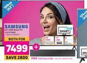 Game Samsung 43" UHD Smart TV 43TU7000 offer