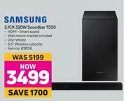 Game Samsung 2.1 CH 320W Soundbar T550 offer