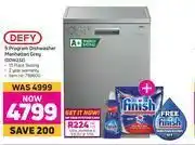 Game Defy 5 Program Dishwasher (Manhattan Grey) DDW232 offer