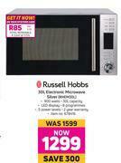 Game Russell Hobbs 30L Electronic Microwave (Silver) RHEM30L offer