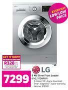 Game LG 8Kg Silver Front Loader FH2J3TDNP5P offer