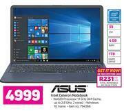 Game Asus Intel Celeron Notebook offer