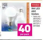 Game Eurolux 9W LED A60 Globes-Per Pack offer