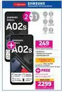 Game 2 x Samsung Galaxy A02s 4G Smartphone-On 1GB Red Top Up Core More Data + On Promo 65 offer