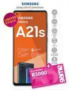Game Samsung Galaxy A21s 4G Smartphone-On 1GB Red Top Up Core More Data (24 Month) offer