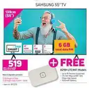 Game Samsung 55" TV-On 3GB Data Price Plan offer