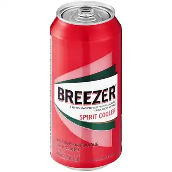 Prestons Breezer watermelon spirit cooler can (24x440ml) offer