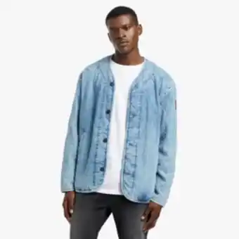 Markham Union-dnm light blue regular quilted kimono jacket offer