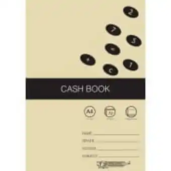 CNA A4 bookkeeping book 72 page treble cash offer