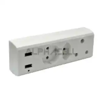 Adaptor - 3 way-1x16a, new 1x5a,shuko 5a,2x2.1a usb