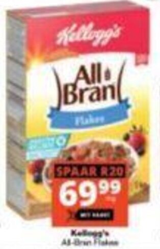 Checkers Kellogg's All Bran Flakes offer
