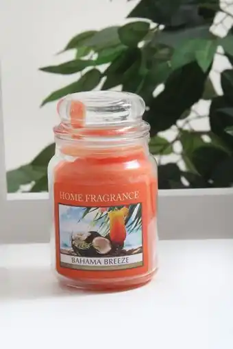 Jam jar bahama breeze scented candle