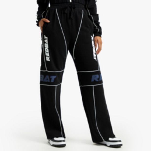 Redbat women s black wide leg jogger offer at Sportscene