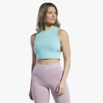 Reebok women's classics teal tank top