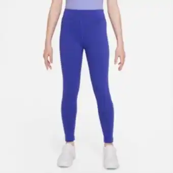 Sportscene Nike air girls mid-rise blue leggings offer