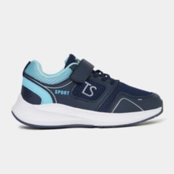 Pre-school ts navy champions pu mesh shoes