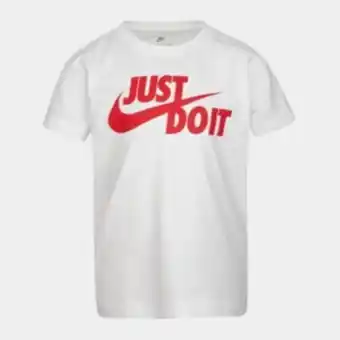 Totalsports Boys nike toddler jdi swoosh split white/red tee offer