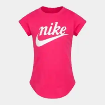 Totalsports Girls nike toddler futura pink/white tee offer