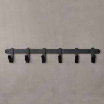 Multiple bamboo wall hook - dark