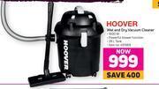 Game Hoover wet & dry vacuum cleaner offer