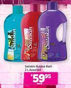 Game Satiskin bubble bath assorted-2l each offer