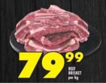 Shoprite Beef Brisket per kg offer