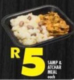 Shoprite Samp & Atchar Meal offer