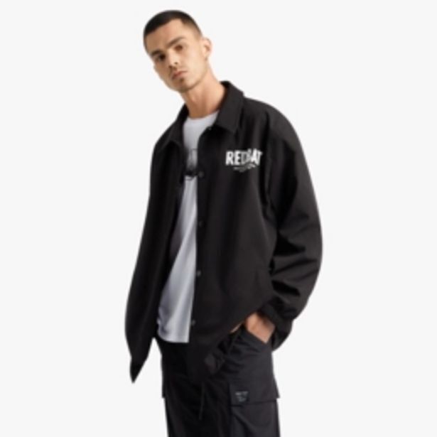 Redbat men's black jacket offer at Sportscene