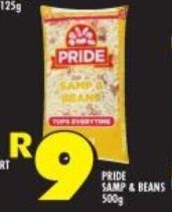 Shoprite Pride Samp & Beans 500g offer