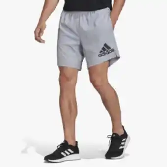 Totalsports Men's adidas grey run it shorts offer