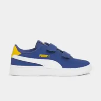 Totalsports Junior pre-school puma smash blue/yellow shoes offer