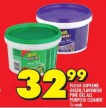 Shoprite Plush Supreme Green / Lavender Pine Gel All Purpose Cleaner 1L offer