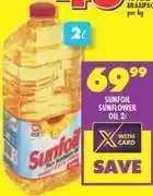 Shoprite Sunfoil sunflower oil-2ltr offer
