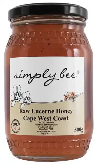 Faithful to Nature Simply bee raw lucern honey offer