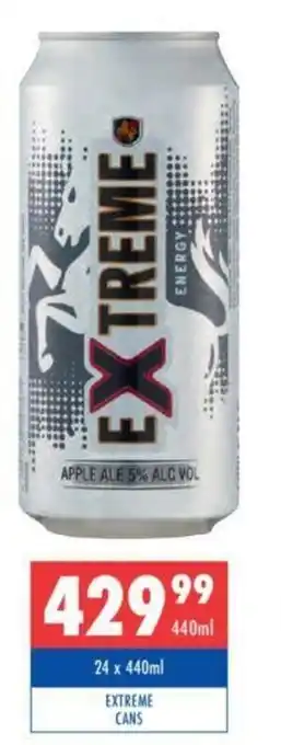 Ultra Liquors Extreme Energy Drink 24 x 440ml offer