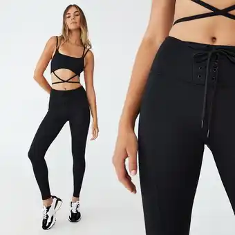Ladies tie-up full length tights
