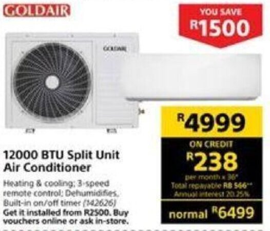 12000 btu aircon specials