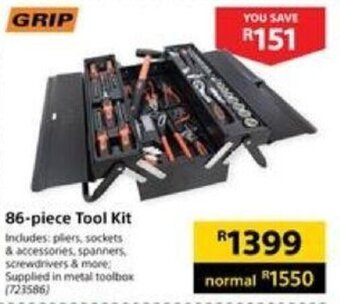 Builders Warehouse Grip 86-piece Tool Kit offer