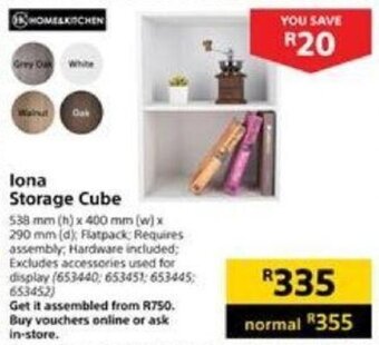 Builders Warehouse Iona Storage Cube offer