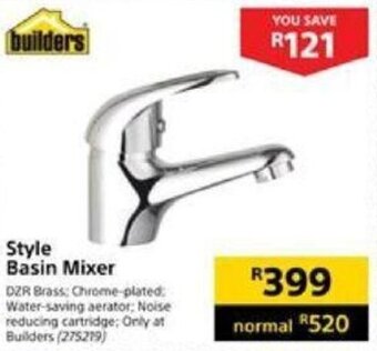 Builders Warehouse Builders Style Basin Mixer offer